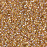 11/0 Miyuki Seed Bead Gold Silver Lined AB #1003